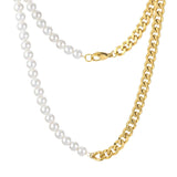 Gold Pearl x Cuban Chain - VIRAGE London