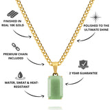 Gold Aventurine Pendant - USPs - VIRAGE London