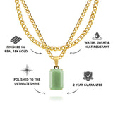 Gold Aventurine x Cuban Set - USPs - VIRAGE London