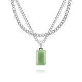 Silver Aventurine x Cuban Set - VIRAGE London