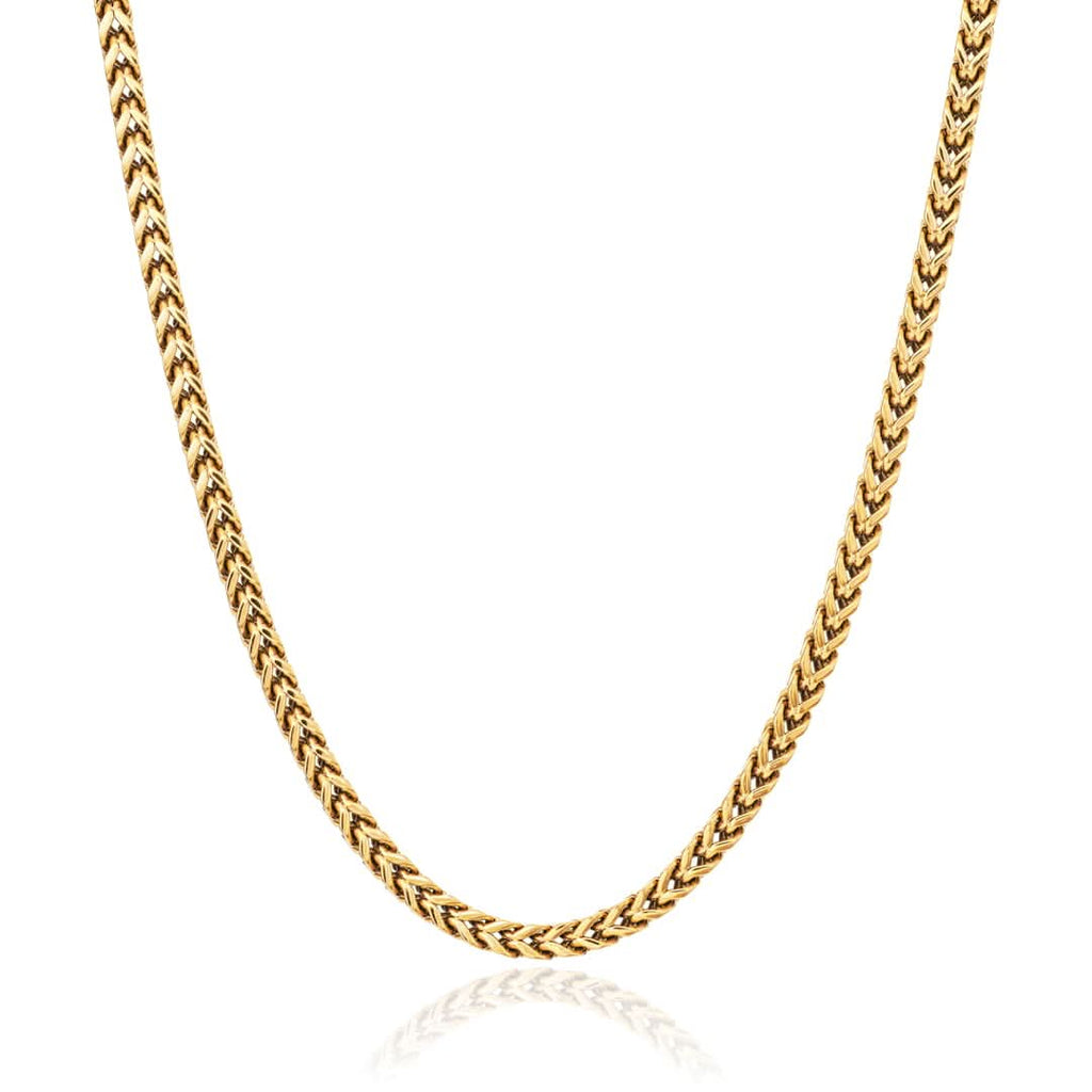 時計 Pointless Journey VENETIAN CHAIN - GOLD Franco Chain Gold 3mm | Men's Gold Franco Chain | VIRAGE London