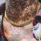 Gold Cuban Chain Gold 8mm - VIRAGE London, 10010001010818