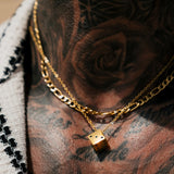 Gold Dice Pendant - VIRAGE London
