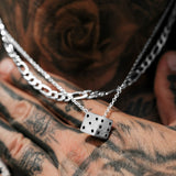 Silver Dice Pendant - VIRAGE London