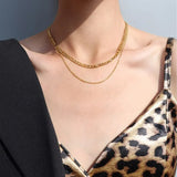 Figaro & Cable Layered Set Gold - VIRAGE London
