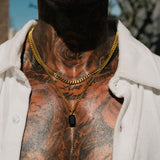 Gold Onyx x Cuban Set - VIRAGE London