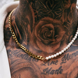 Gold Pearl x Cuban Chain - VIRAGE London