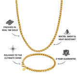 Gold Wheat Set 5mm - USPs - VIRAGE London