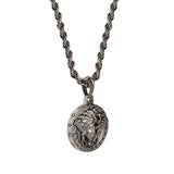 Gun Metal Medusa Pendant - VIRAGE London