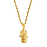 Gold Hamsa Pendant - VIRAGE London