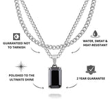 Silver Onyx x Cuban Set - USPs - VIRAGE London