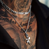 Silver Rose Pendant - VIRAGE London