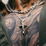 Silver Crucifix Pendant - VIRAGE London