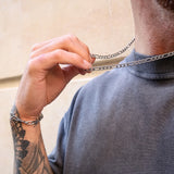 Silver Figaro Chain Silver 5mm - VIRAGE London, 10040001020518
