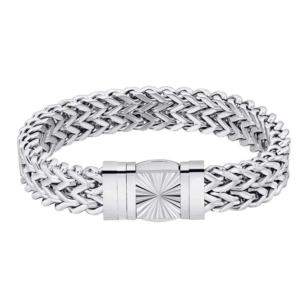 Silver franco bracelet on sale