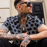 Silver Lion Pendant & Franco Chain Set - VIRAGE London, 1111