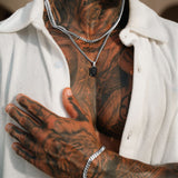 Silver Onyx x Cuban Set - VIRAGE London