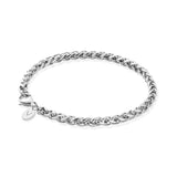 Silver Wheat Bracelet 5mm - VIRAGE London