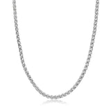 Silver Wheat Chain 5mm - VIRAGE London