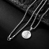 Silver St Michael Pendant - VIRAGE London