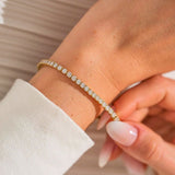 Gold Tennis Bracelet - VIRAGE London