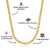 Belcher Chain Gold 8mm - USP's - VIRAGE London, 10100001010818