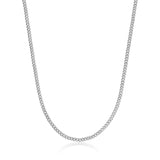 Micro Cuban Chain Silver 3mm - VIRAGE London