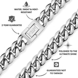 Cuban Chain Silver 12mm - USP's - VIRAGE London, 10010001021218