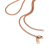 Curb Chain 2mm Rose Gold Focus - VIRAGE London, 10050001070218