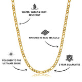 Figaro Chain Gold 5mm - USP's - VIRAGE London, 10040001010518