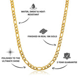 Figaro Chain Gold 8mm - USP's - VIRAGE London, 10040001010818