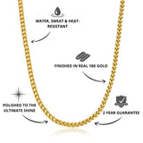 Franco Chain Gold 5mm - USP's - VIRAGE London, 10090001010518