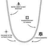 Franco Chain Silver 5mm - USP's - VIRAGE London, 10090001020518