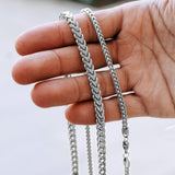 Franco Chain 5mm & 3mm Silver Massay - VIRAGE London, 10090001020318
