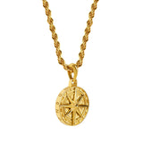 Gold Compass Pendant - VIRAGE London