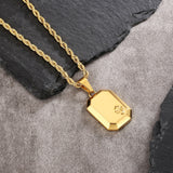 Gold Fleur De Lis Pendant - VIRAGE London