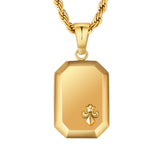 Gold Fleur De Lis Pendant - VIRAGE London