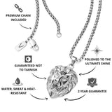 Silver Lion Pendant - USPs - VIRAGE London