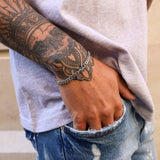 Silver Cuban Bracelet 5mm - VIRAGE London, 40010001020507