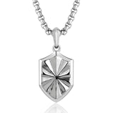 Silver Shield Pendant - VIRAGE London