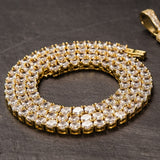 Iced Tennis Chain Gold 5mm Focus - VIRAGE London, 10060002010518