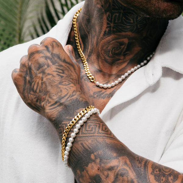 Gold Pearl x Cuban Set - VIRAGE London