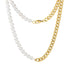 Gold Pearl x Cuban Chain - VIRAGE London