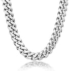 Silver Cuban Chain 14mm - VIRAGE London, 10010001021418