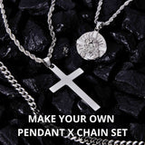 Make Your Own Pendant x Chain Set | Silver - VIRAGE London