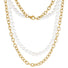 Gold Pearl x Oval Link Chain - VIRAGE London