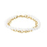 Gold Pearl x Oval Link Bracelet - VIRAGE London