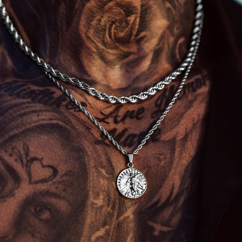 Silver Angel Pendant - VIRAGE London