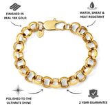 Belcher Bracelet Gold 12mm - USP's - VIRAGE London, 40100001011207