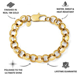 Belcher Bracelet Gold 12mm - USP's - VIRAGE London, 40100001011207
